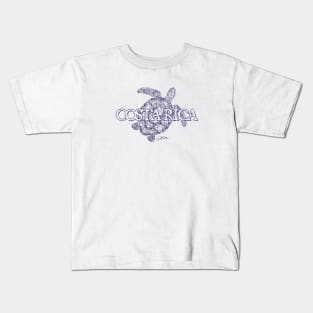 Costa Rica, Sea Turtle Kids T-Shirt